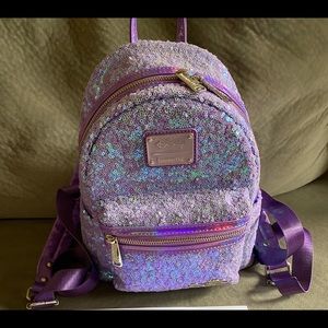 ariel sequin loungefly